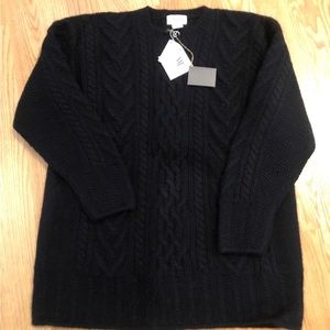 Cable net, 100% cashmere sweater my Nieman, Marcus exclusive new with tags